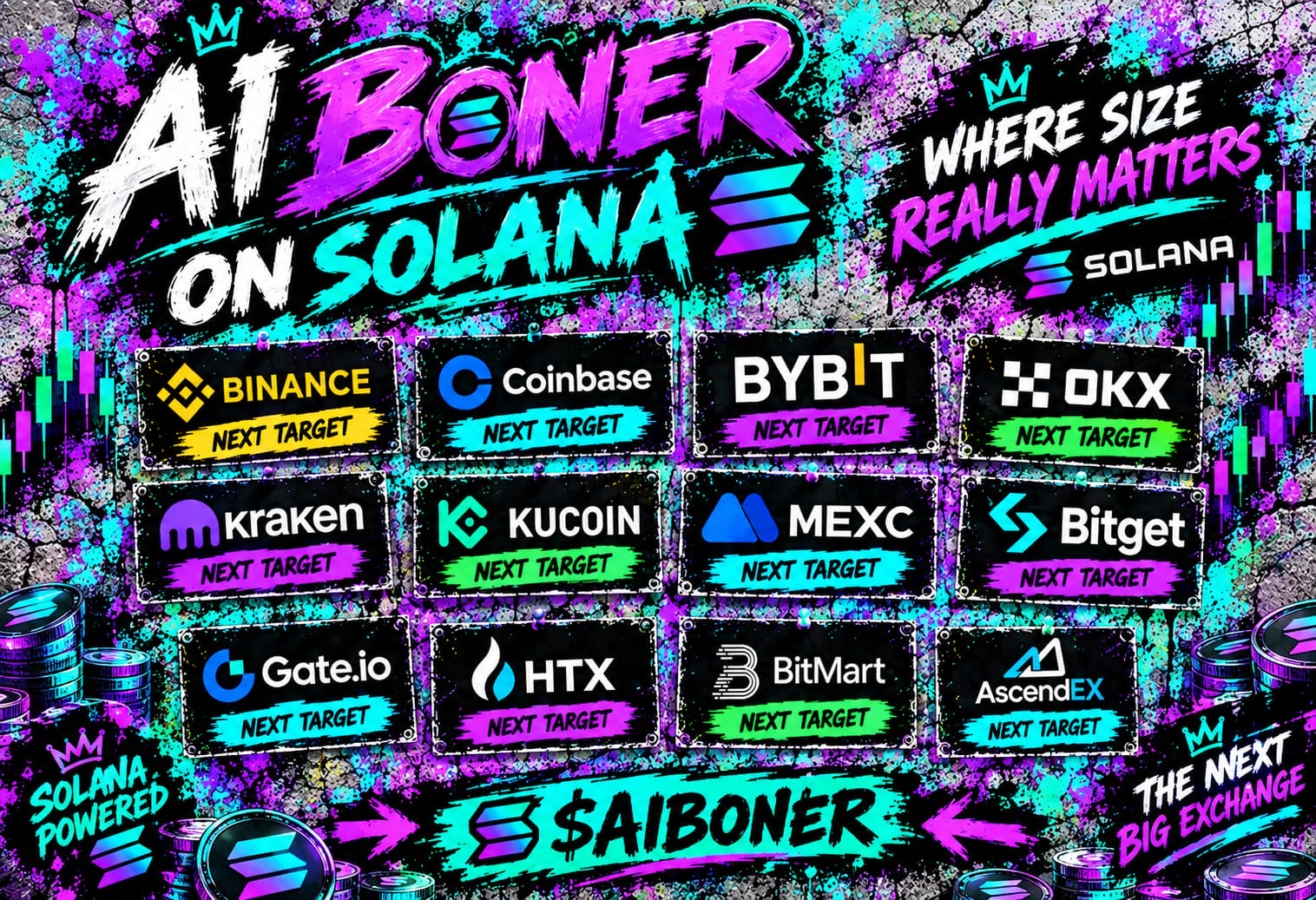 AI BONER exchange targets